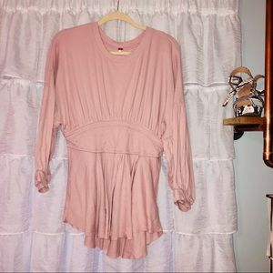 Lavender/light pink Free people long sleeve